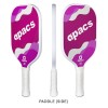 Apacs Pickleball Paddle Couple Set 003 Blue Pink with Indoor Outdoor Balls and Cover